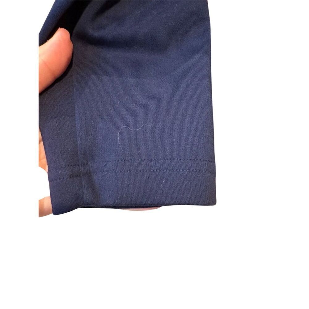 Lands' End Women's Small Navy Blue Cardigan Sweater V-Neck Long Sleeve - Picture 5 of 9